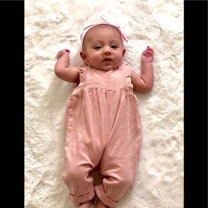 Baby Girls Gauze Romper
